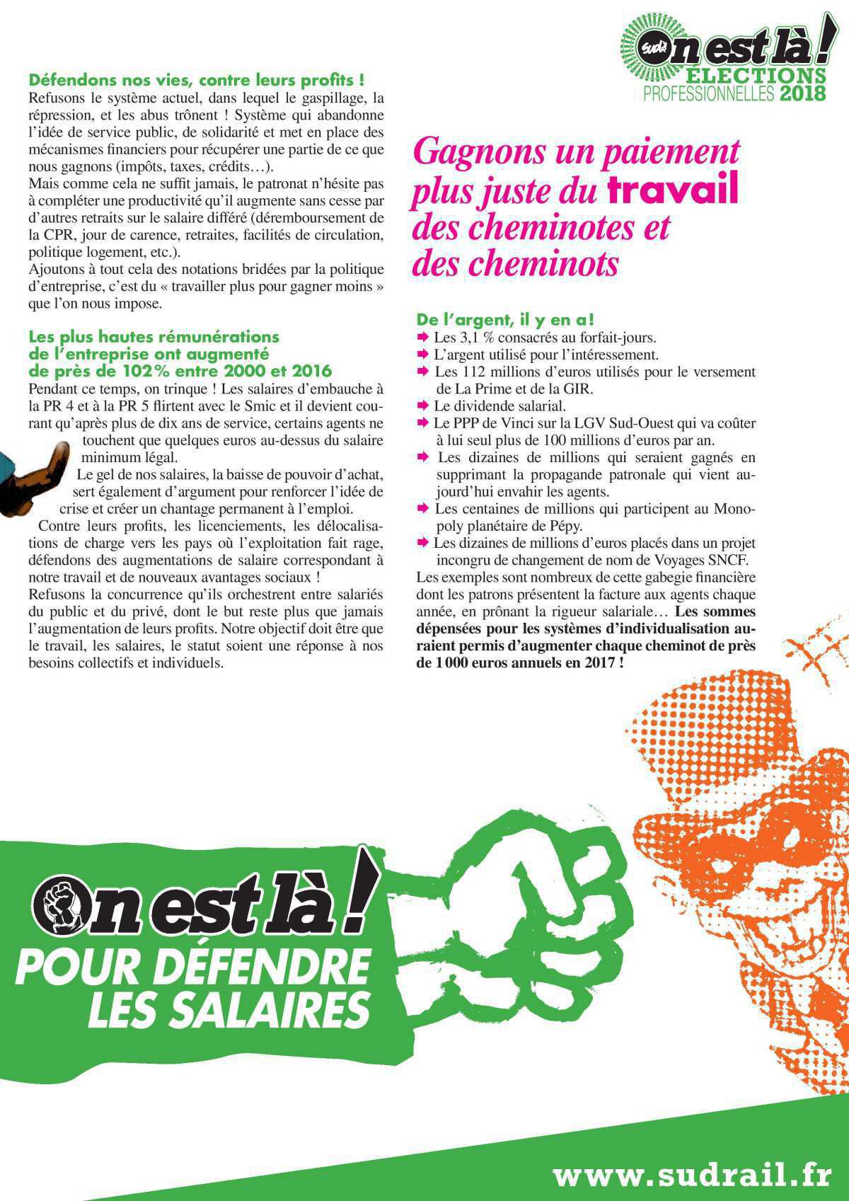 Ne nous laissons plus voler nos Salaires