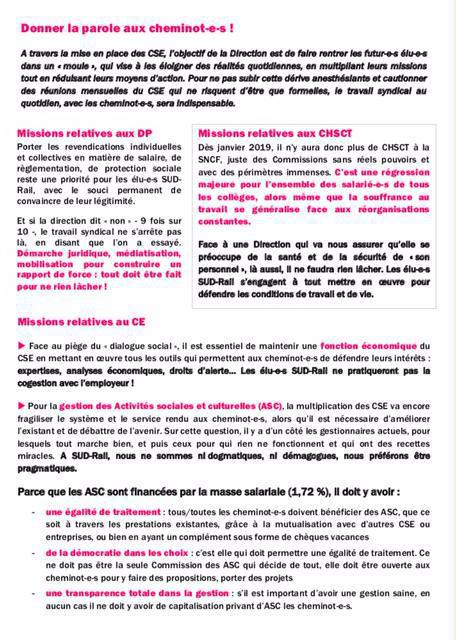Election pour le CSE TER PACA