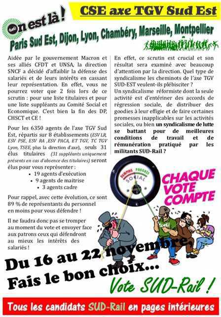 Paris Sud Est, Dijon, Lyon, Chambéry, Marseille, Montpellier. On est là !