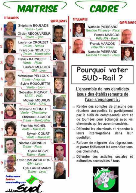 Paris Sud Est, Dijon, Lyon, Chambéry, Marseille, Montpellier. On est là !
