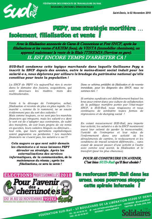 Pepy, une stratégie mortifère...Isolement, filialisation et vente !