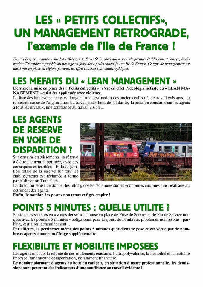 Le démantèlement du Voyageur comme " Pacte d'entreprise "