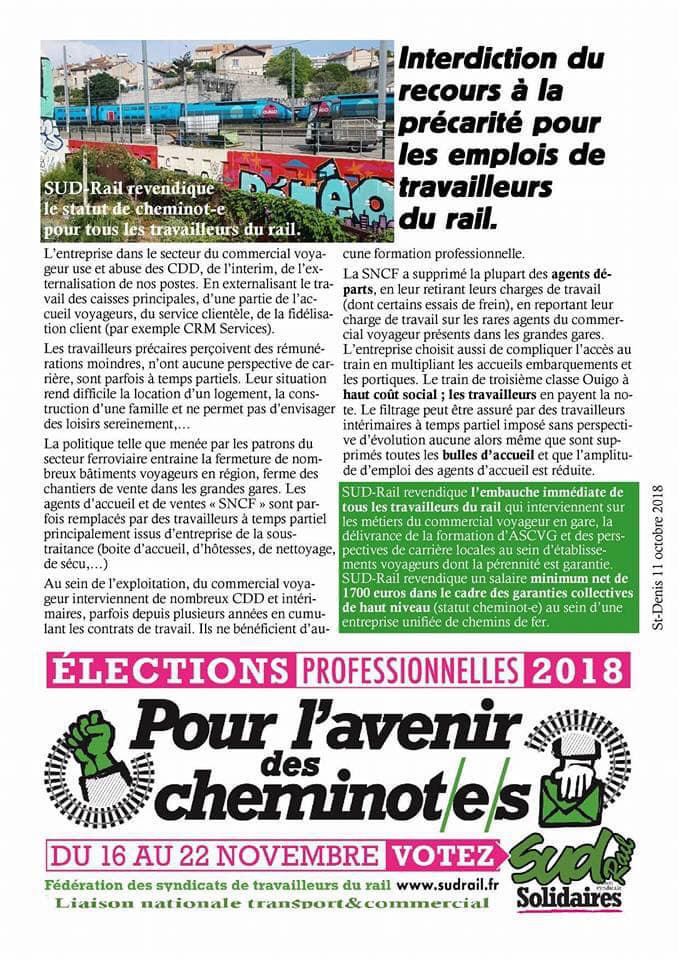Le démantèlement du Voyageur comme " Pacte d'entreprise "