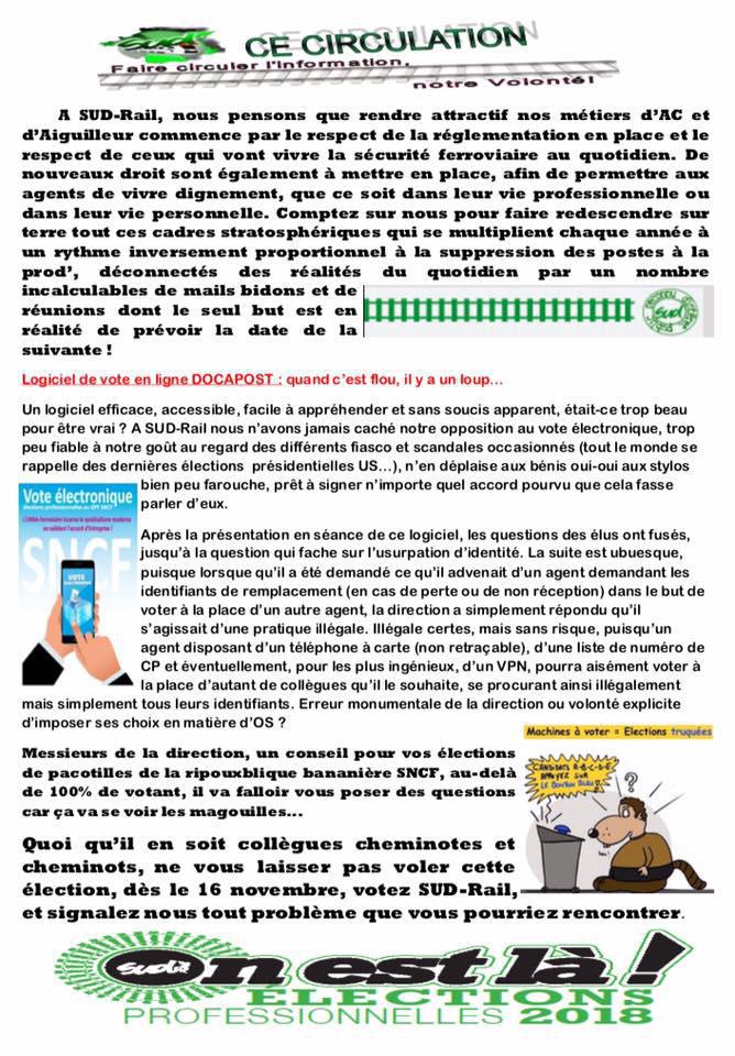 Compte Rendu CE Circulation