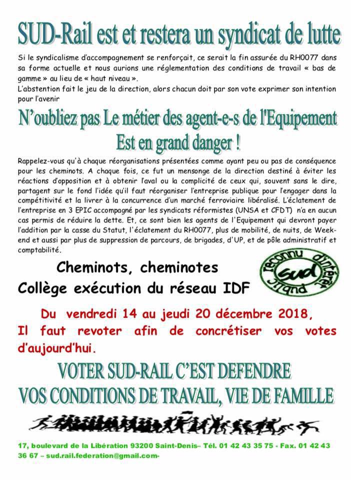 SUD Rail ne vous laissera pas casser la SNCF