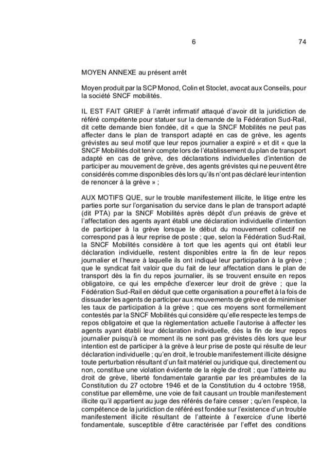 Droit de grève : Arrêt de la Cour de Cassation DII Droit de grève : Arrêt de la Cour de Cassation DII