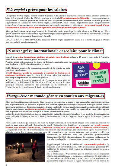 Solidaires en action n° 161 Solidaires en action n° 161
