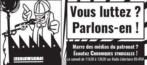 Emission radiophonique autour du livre "Découvrir Solidaires, l’Union syndicale".