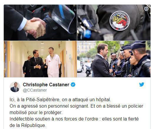 Non, l'hôpital de la Pitié-Salpêtrière n'a pas été attaqué par des black blocs, ni dégradé(Libération)