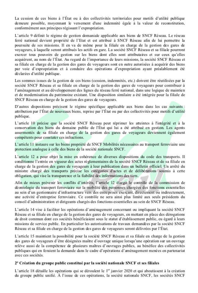 Rapport relatif « confidentiel » à l’ordonnance portant diverses dispositions relatives à la nouvelle SNCF Rapport relatif « confidentiel » à l’ordonnance portant diverses dispositions relatives à la nouvelle SNCF