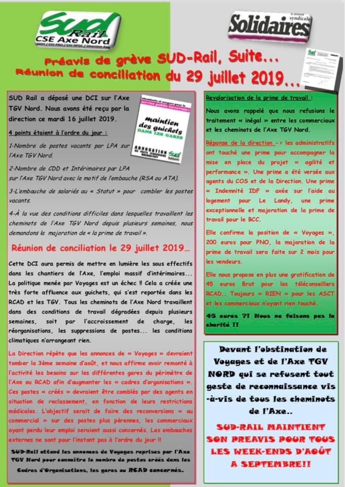 Préavis de grève CSE Axe Nord, échec des négociations ! Préavis de grève CSE Axe Nord, échec des négociations !