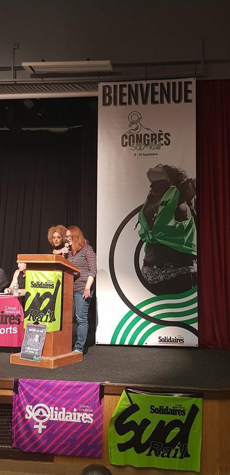 Photos : 8ème Congrès de la Fédération des Syndicats SUD-Rail aux "Karellis".
