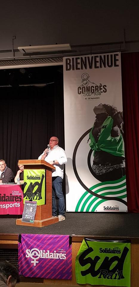 Photos : 8ème Congrès de la Fédération des Syndicats SUD-Rail aux "Karellis".