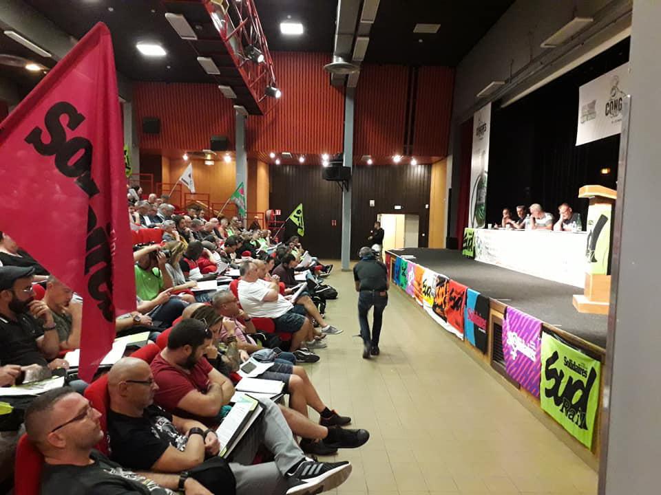 Photos : 8ème Congrès de la Fédération des Syndicats SUD-Rail aux "Karellis".