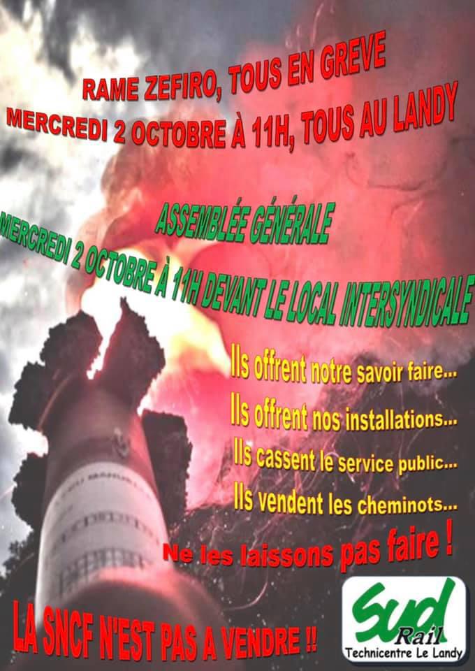 Le 2 Octobre à 10h, TOUS AU LANDY !
