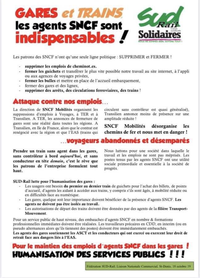 Gares & Trains, les agents SNCF sont indispensables !