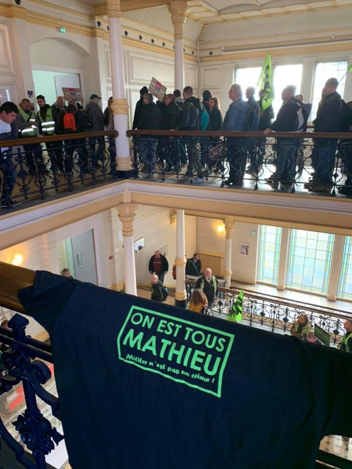 Strasbourg : Rassemblement pour Mathieu