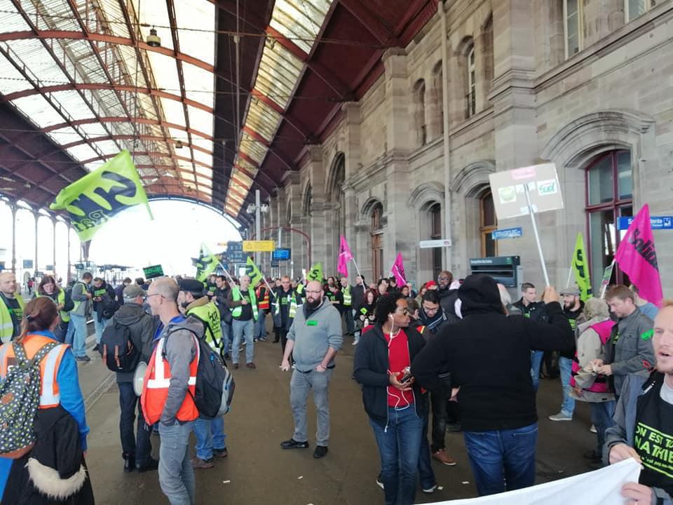 Strasbourg : Rassemblement pour Mathieu