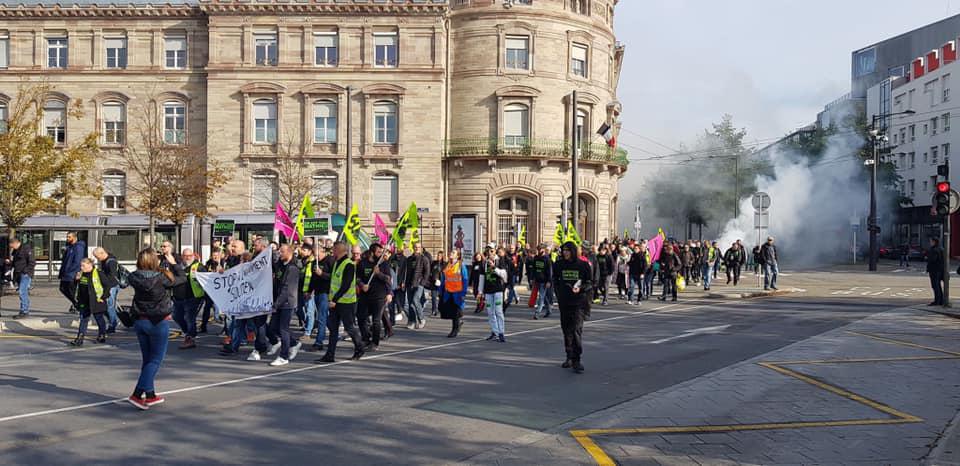 Strasbourg : Rassemblement pour Mathieu