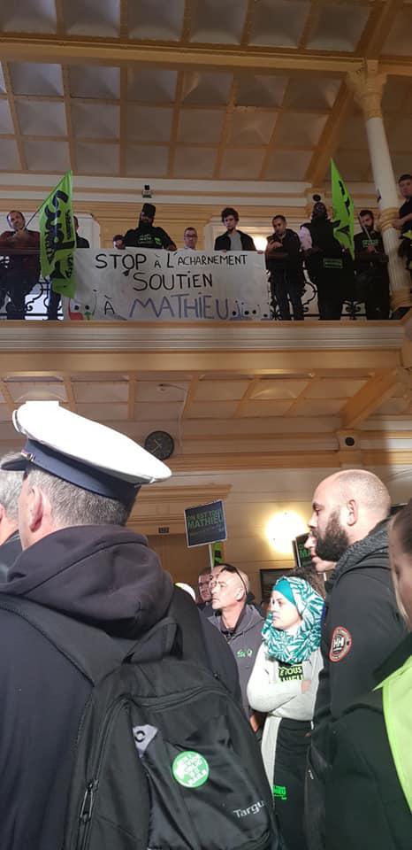 Strasbourg : Rassemblement pour Mathieu