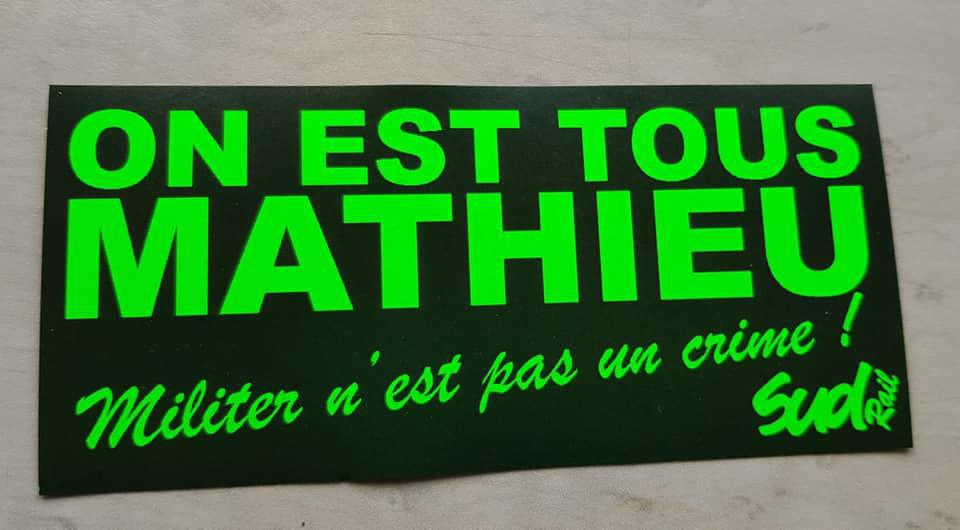 Strasbourg : Rassemblement pour Mathieu