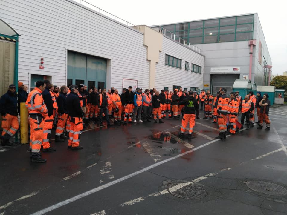 Débrayage Technicentre le Landy et TSEE (Jeudi 31 octobre)