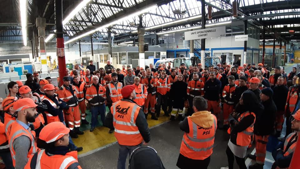 Débrayage Technicentre le Landy et TSEE (Jeudi 31 octobre)