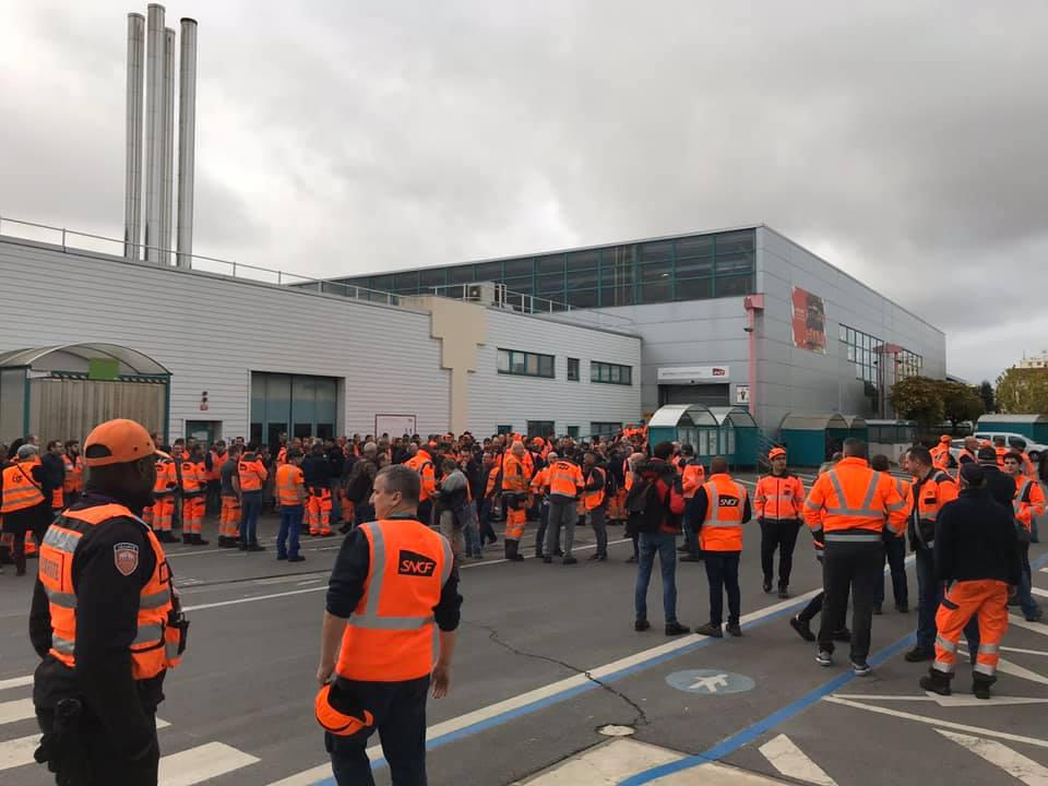 Technicentre le Landy, mobilisation d'ampleur ! Technicentre le Landy, mobilisation d'ampleur !