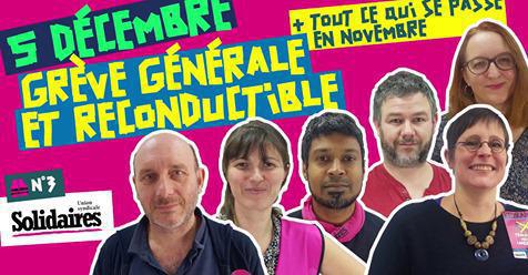 Vidéo : Convergeons ! Grève générale et reconductible à partir du 5 décembre ! Vidéo : Convergeons ! Grève générale et reconductible à partir du 5 décembre !