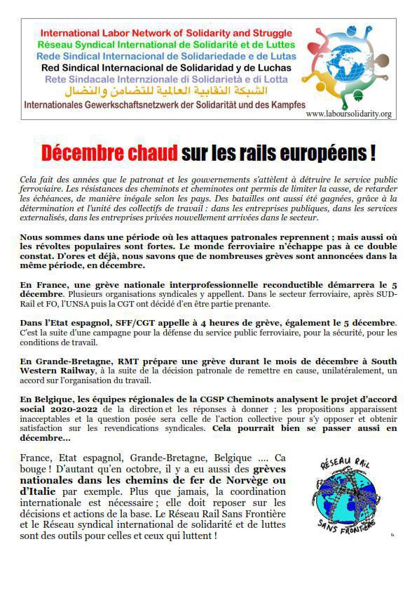 Réseau Syndical International de Solidarité et des Luttes