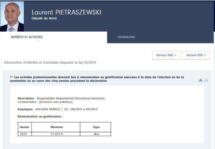 Laurent Pietraszewski, nouveau «M. Retraites», déjà rattrapé par un chèque mirobolant d'Auchan