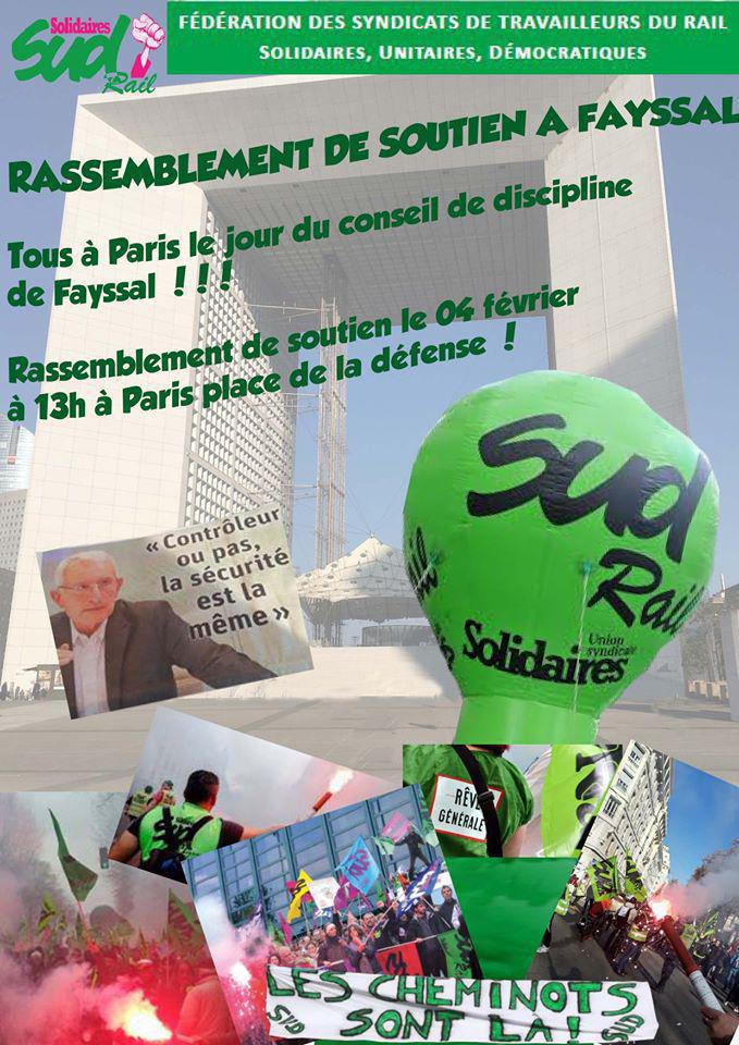 Rassemblement de soutien à Fayssal