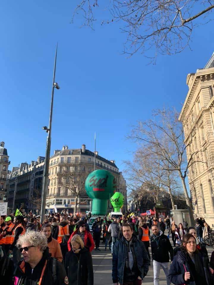 Manifestation Parisienne du 6 février 2019