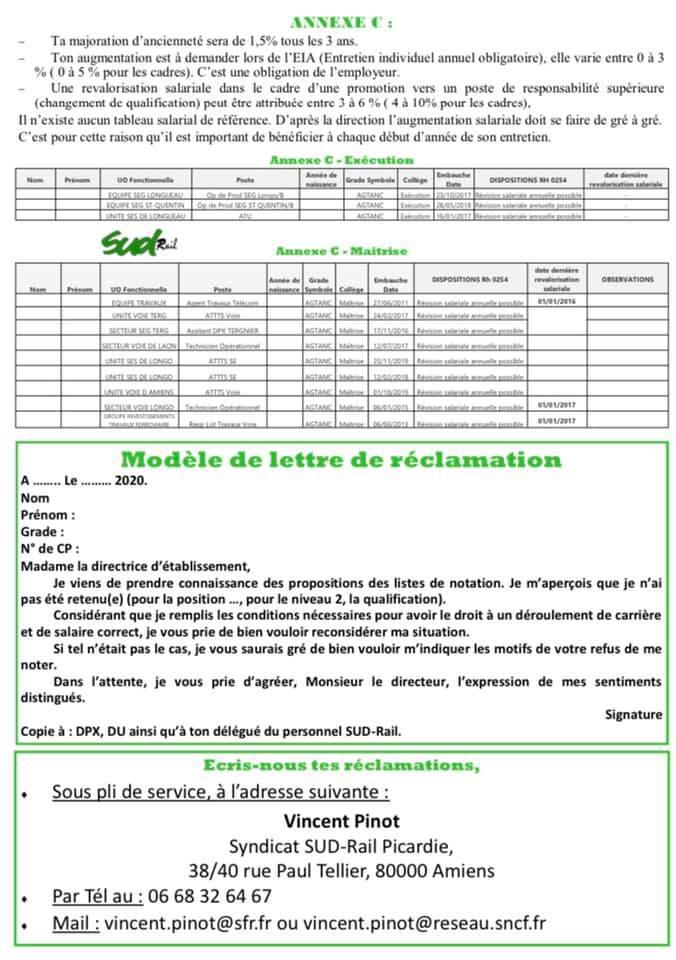 L'INSUDPPORTABLE / Notations 2020... Infrapôle Haute Picardie