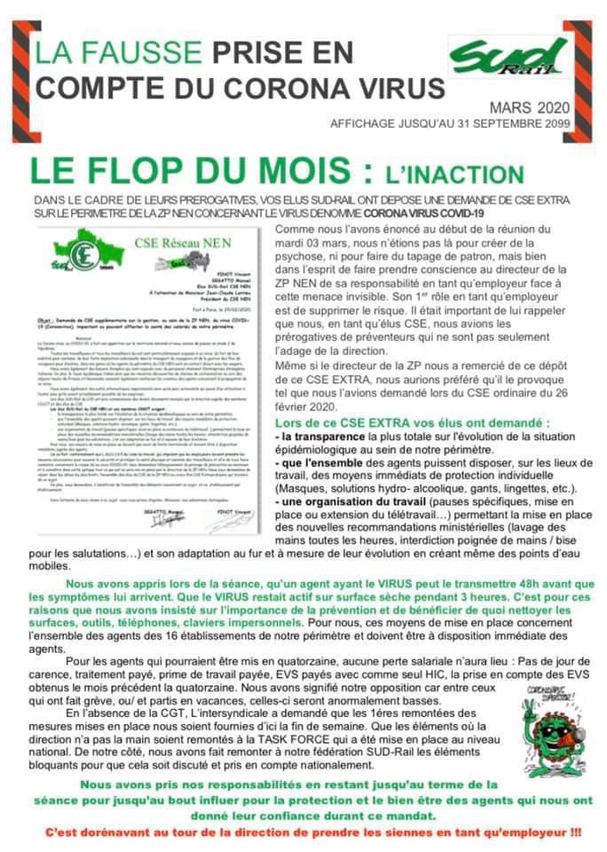 La fausse prise en compte du Coronavirus COVID-19