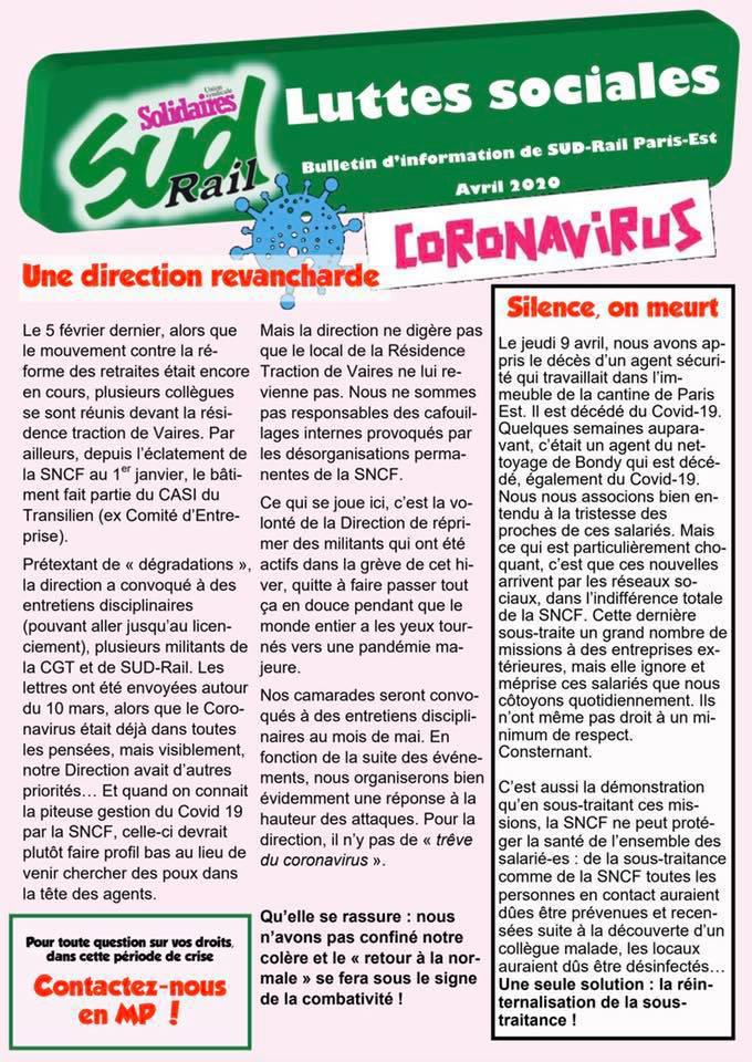 Luttes Sociales, Une Direction Revancharde