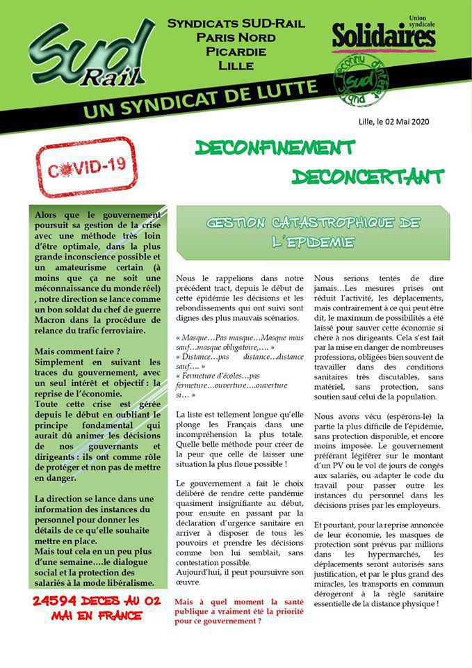 Déconfinement déconcertant !