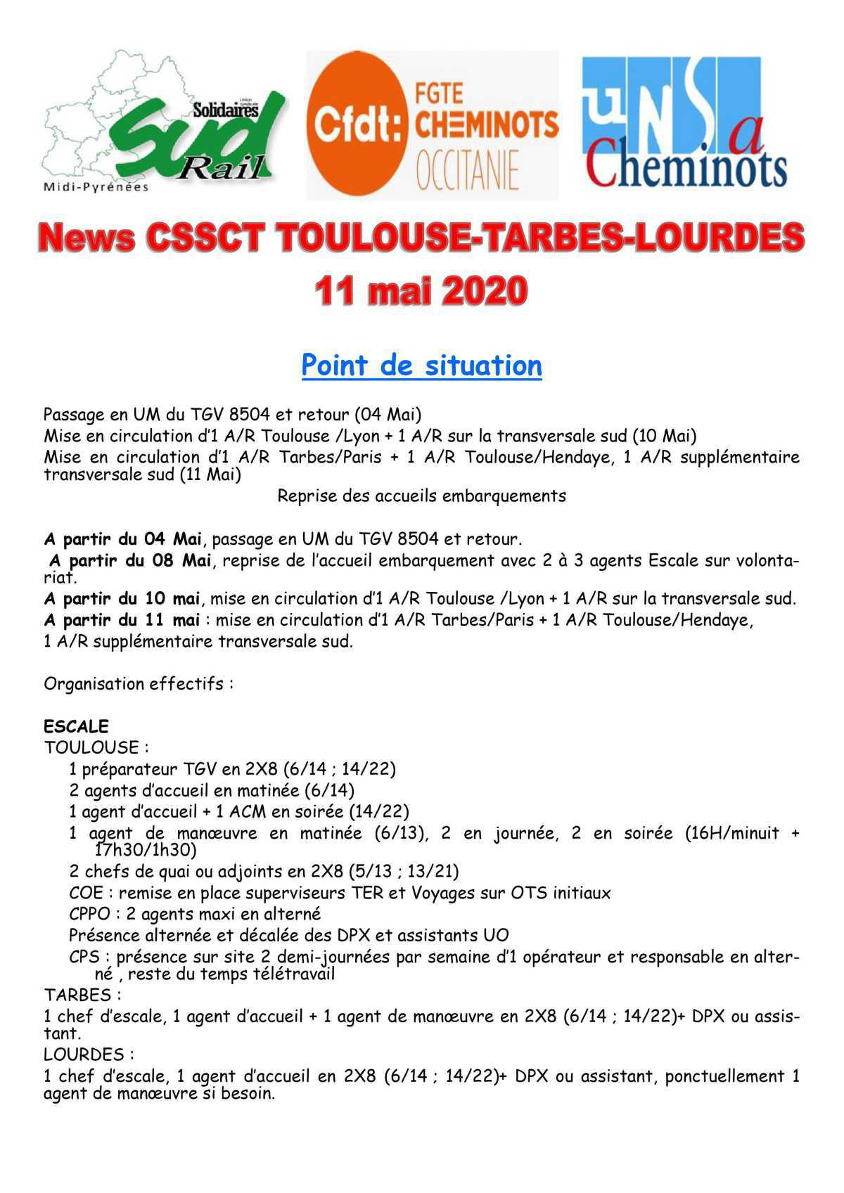 News CSSCT Toulouse-Tarbes-Lourdes