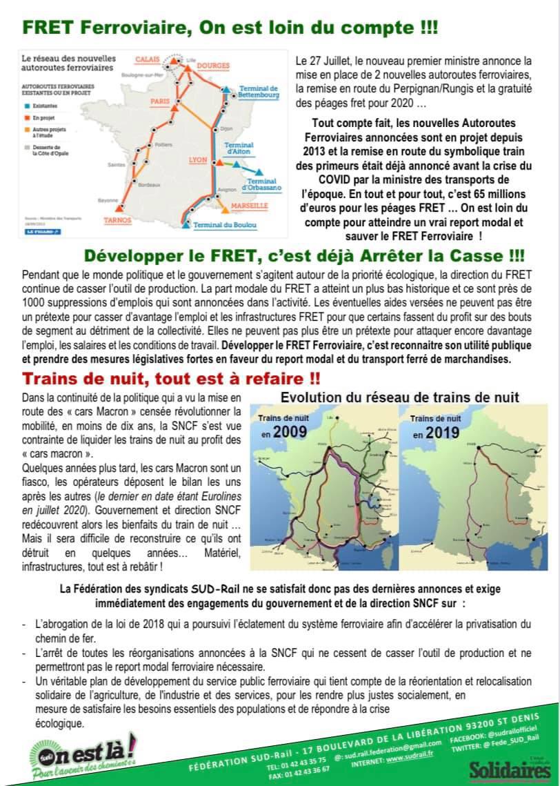 Quelle relance pour le ferroviaire ? Quelle relance pour le ferroviaire ?