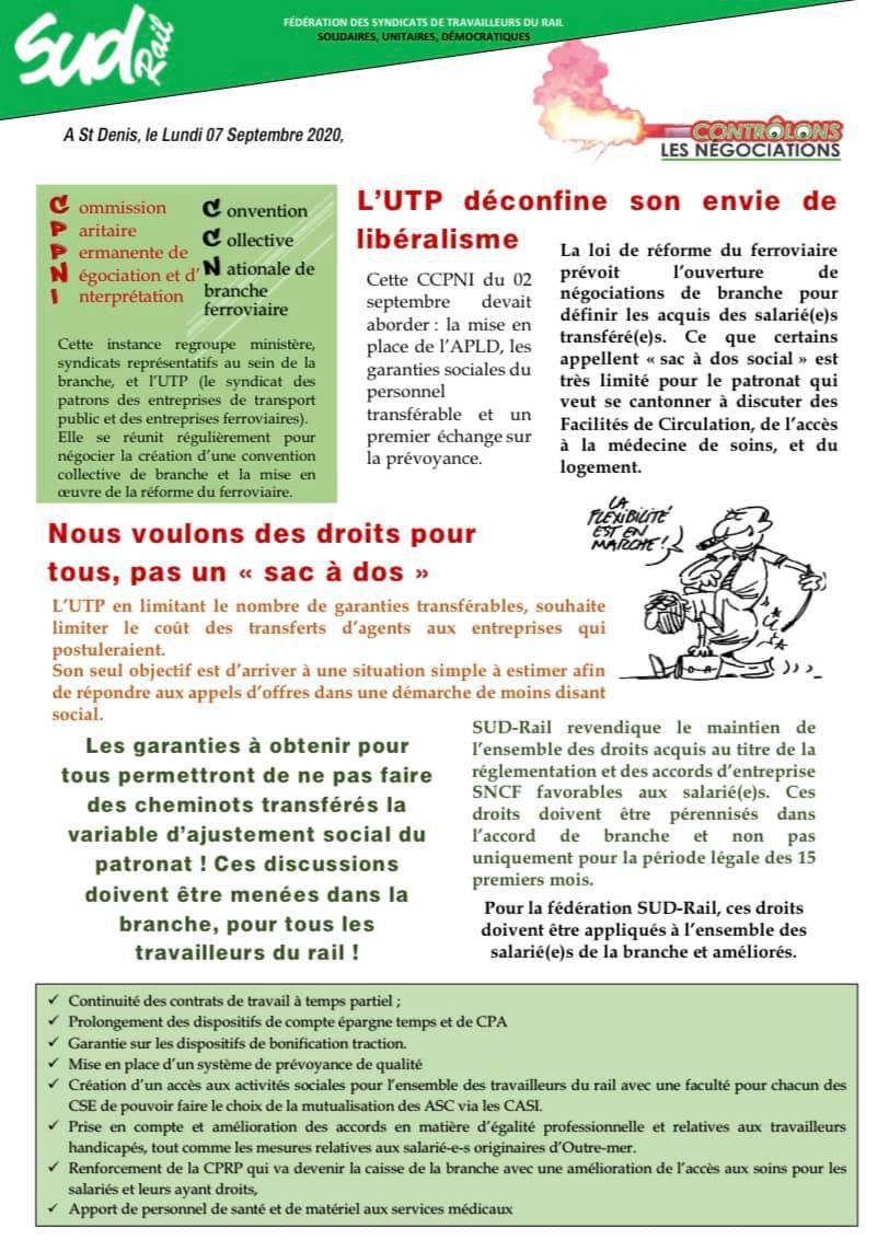 L'UTP déconfine son envie de libéralisme L'UTP déconfine son envie de libéralisme