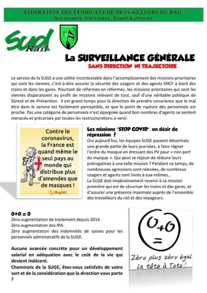 La surveillance générale sans direction ni trajectoire !