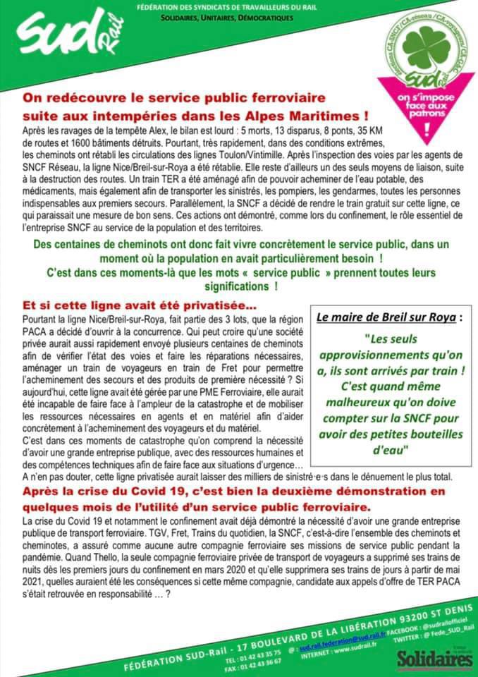 On redécouvre le service public ferroviaire !