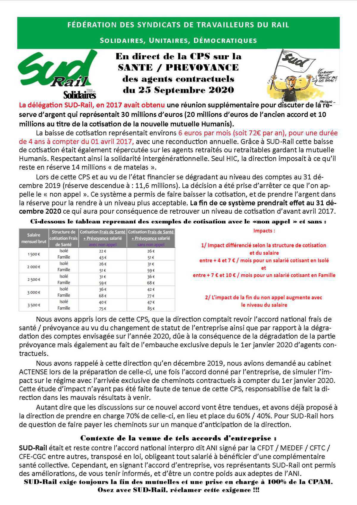 Santé et Prévoyance des agents contractuels