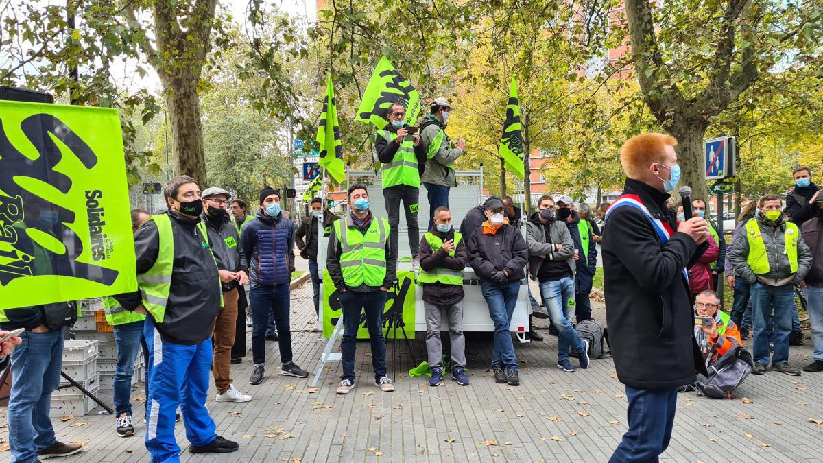 Rassemblement du 15/10/20 devant le Conseil Régional des Hauts de France