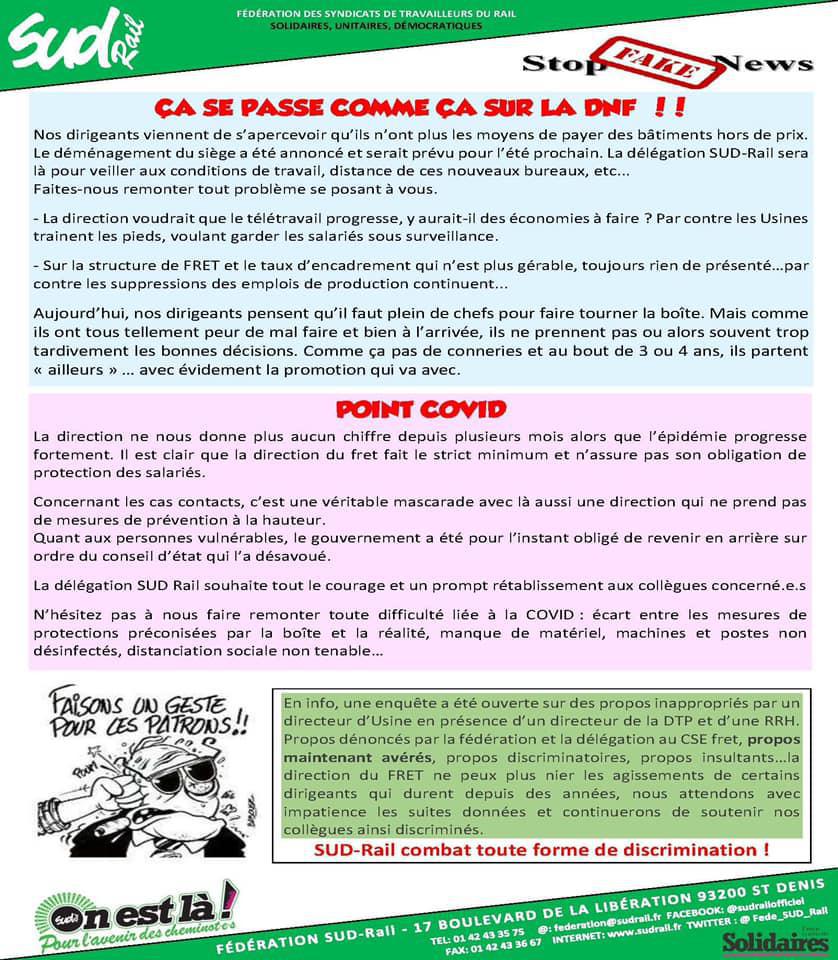 " Les Potins du FRET N°1"