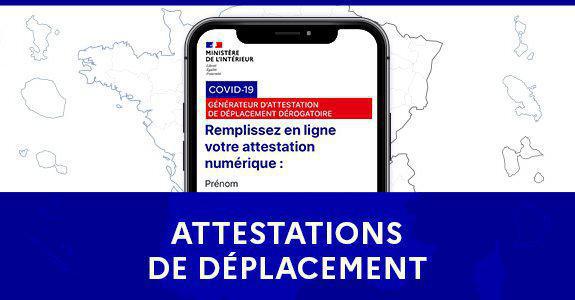 Attestations de déplacement