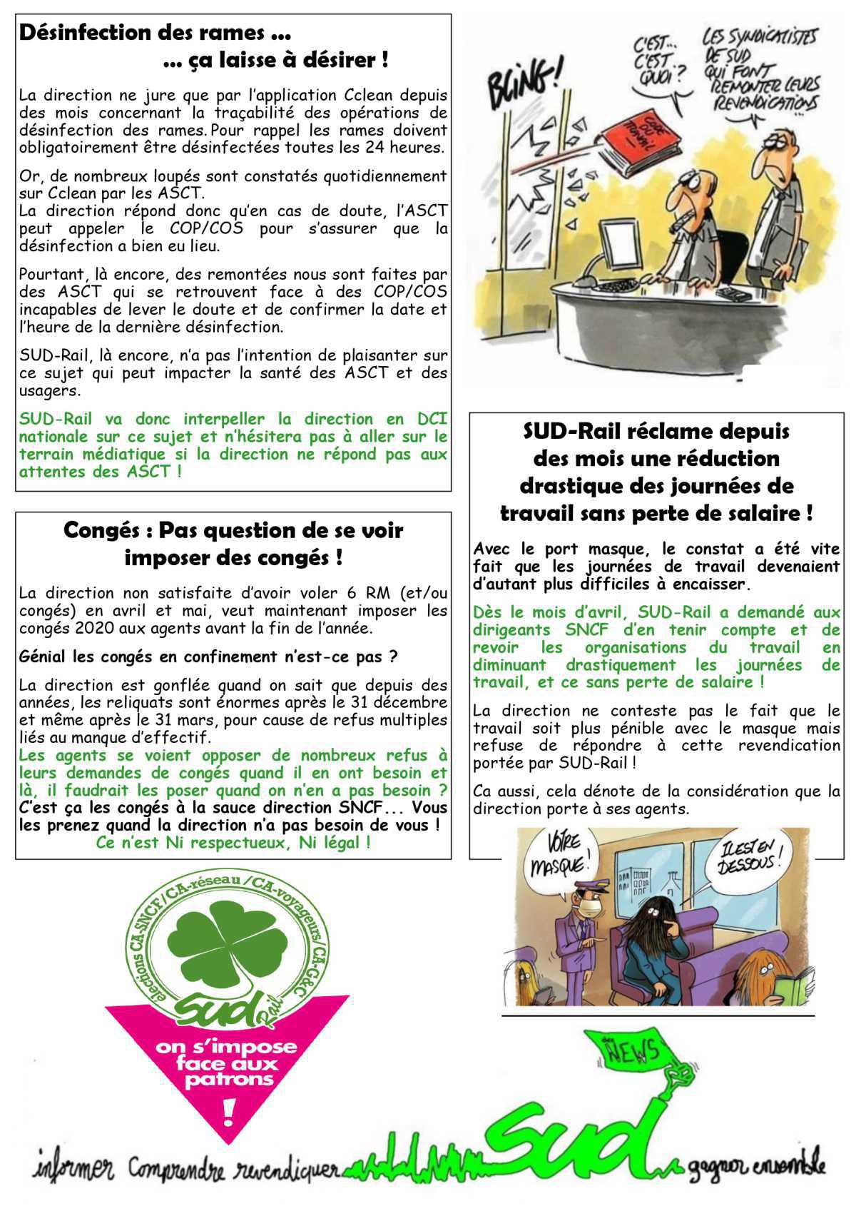 Spécial ASCT, SUD Rail face à la direction !