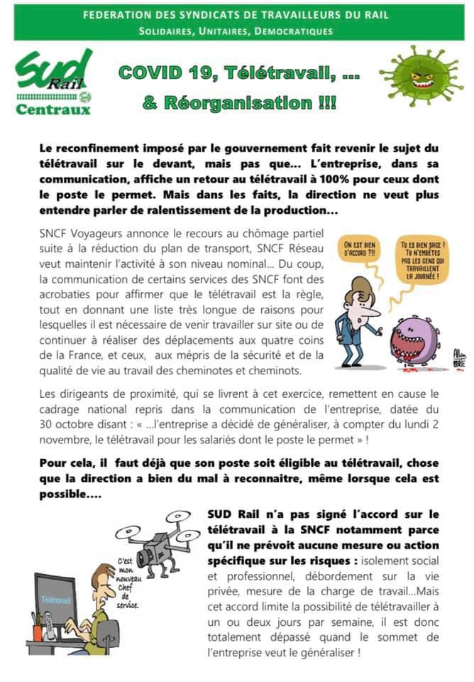 COVID-19, Télétravail & Réorganisation !