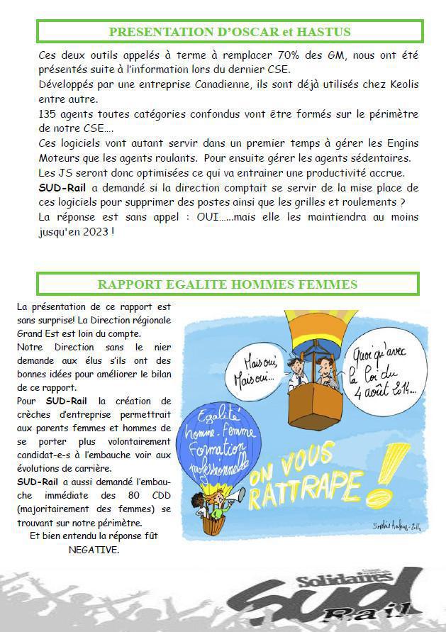 La Gazette du CSE Grand est