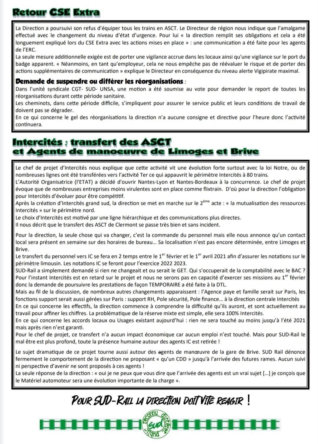 Quand la direction pense à son porte feuille, c'est la santé des cheminots qui trinquent !